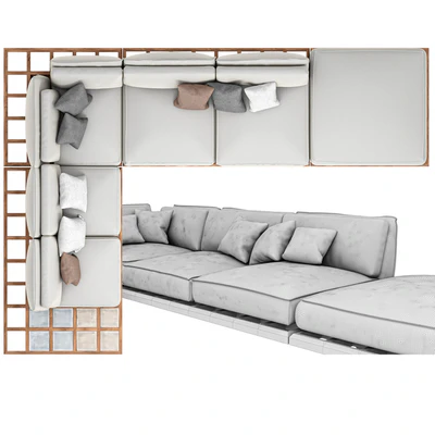 Mozaix Lounge sofa. Royal Botania. — Вид 2
