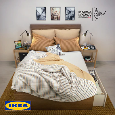 IKEA MALM Bed — Ver 1
