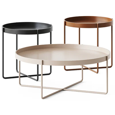 Gaultier Round Coffee Tables / Журнальный столик — Вид 1