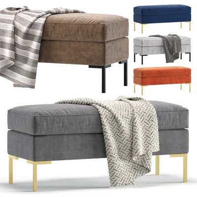 Bench Kona 5 Colors Version/Банкетка Kona — Ver 1
