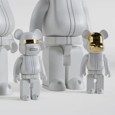 Bearbrick / Daft Punk White Suit — Ver 6