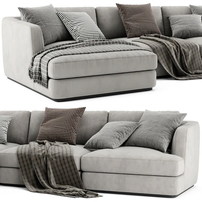 Flexform Barret Chaise Longue Sofa 2 — Вид 5