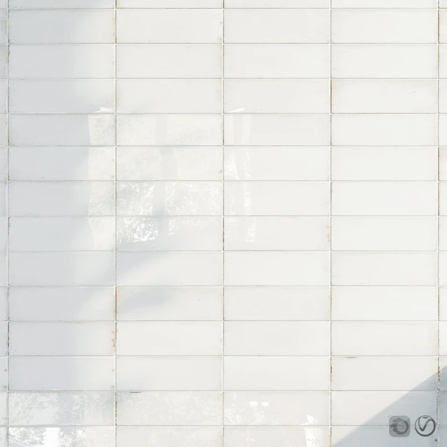 Ceramic tile set 08 - White ceramic — Descargar