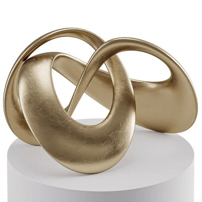 Abstract sculpture Mobius — Ver 7
