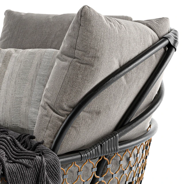 Rattan sun lounger By visionnaire — Descargar