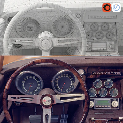 Chevrolet 1968 Corvette Stingray — Ver 3