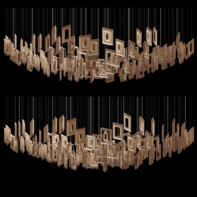 Chandelier Light Vargov - Geometric — Descargar