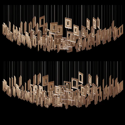 Chandelier Light Vargov - Geometric — Ver 2
