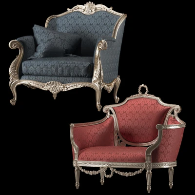 kosovart rococo armchair — download