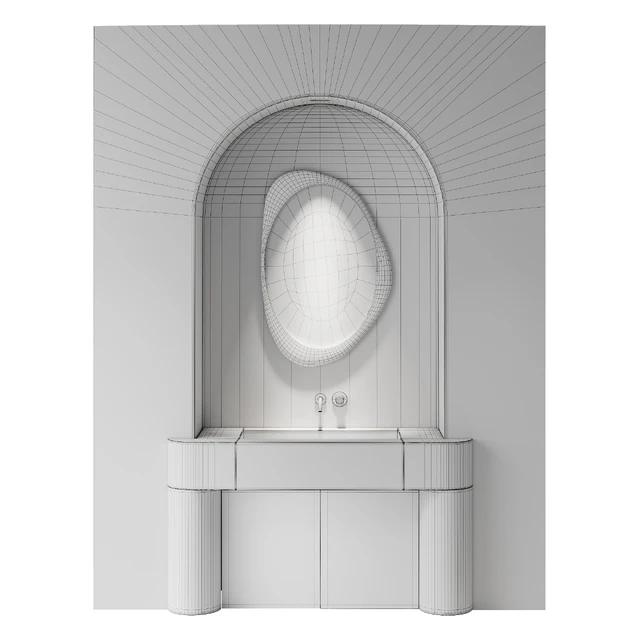 Natural stone washbasin 02 — Descargar