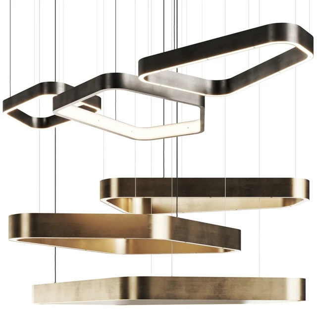 Henge Polygonal Evo Pendant Lamps — Descargar