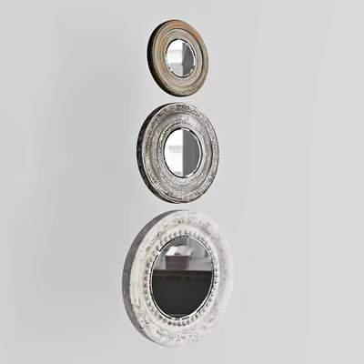 UTTERMOST Adelfia Rounds S3 mirror — Ver 3