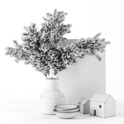 decor set 15 with Pampas Grass — Ver 2