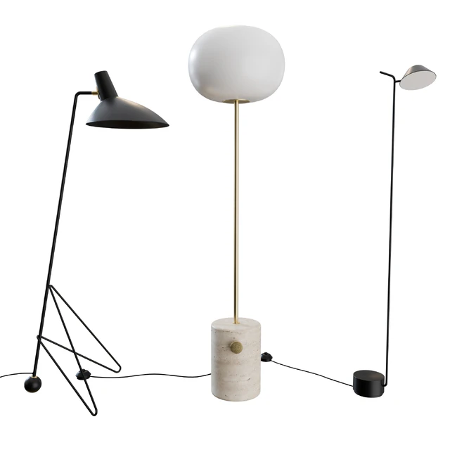 Floor Lamps Set 02 — Descargar