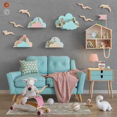 Toys and furniture set 34 — Ver 1