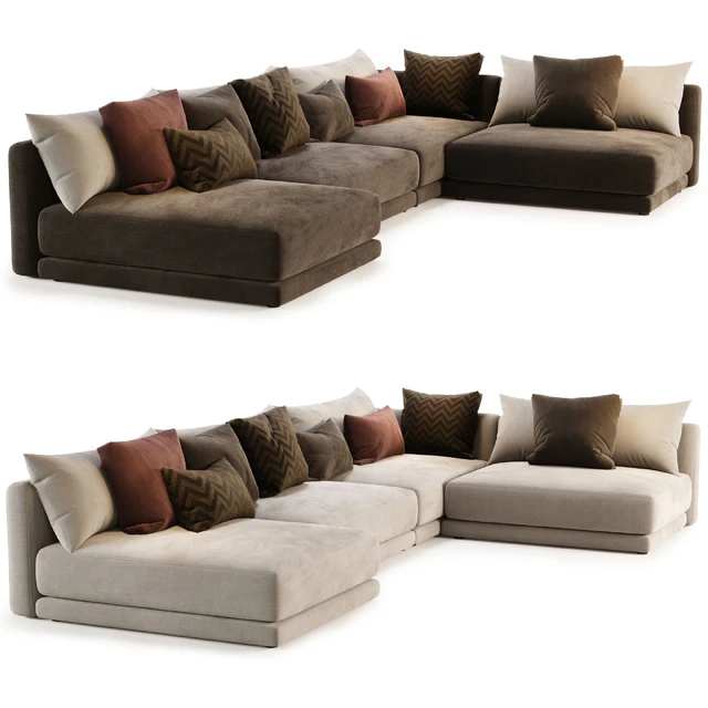 Katarina Corner Couch Sofa By Blanche — Descargar