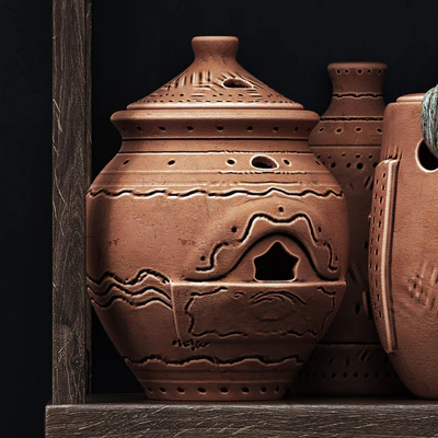 Dishes clay n21 / Посуда из глины №21 — Вид 7
