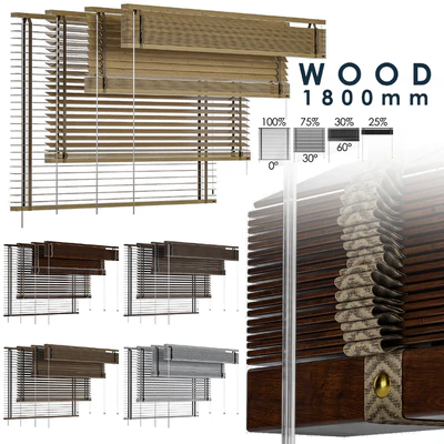 Wood Blind 1800 in 45mm — Ver 1