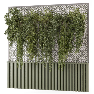 Indoor Wall Vertical Garden Hanging Plants - Set 1626 — Ver 4