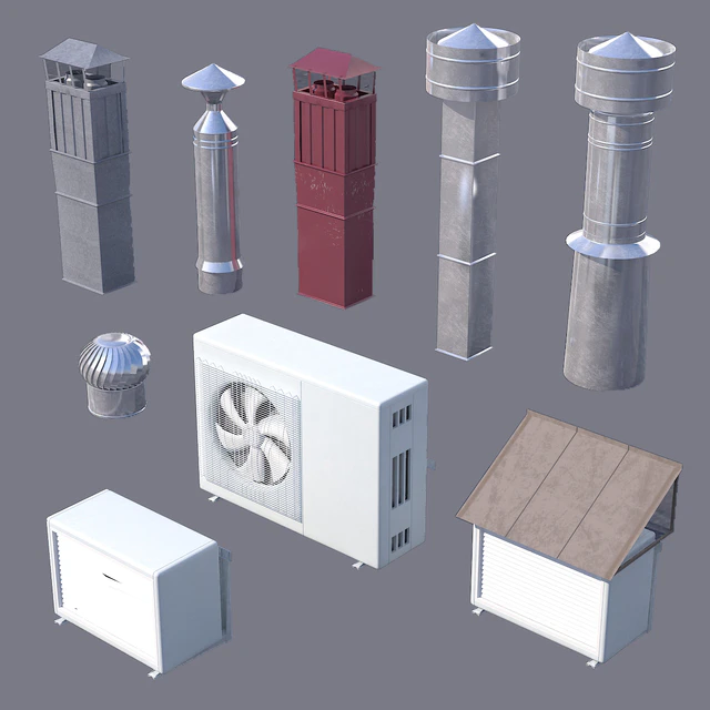 Set for the roofing of houses 01 — Descargar