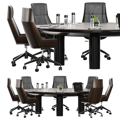 circle meeting table — Вид 7