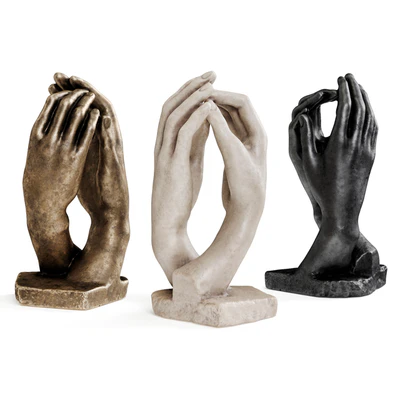 Hands Rodin sculpture — Ver 1