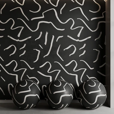BELARTESTUDIO Murals Seamless set Artistic Lines — Вид 7