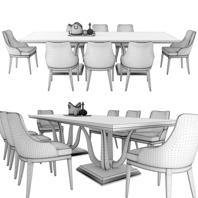 GALIMBERTI NINO Corallo table + Adele chair — Ver 2