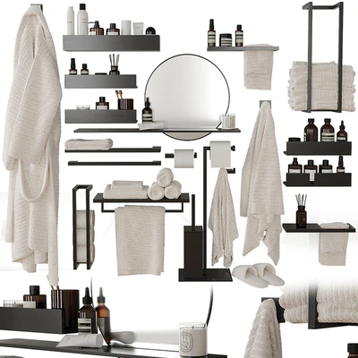 Decorative bathroom set 204 — Ver 5