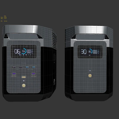 EcoFlow DELTA 2 charging station and battery — Ver 7
