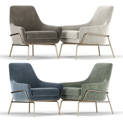 Coco Velvet Lounge Chair — Ver 1
