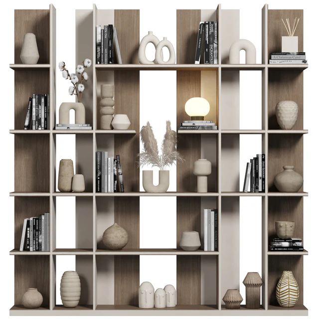 Cabinet with shelves 080 — Descargar