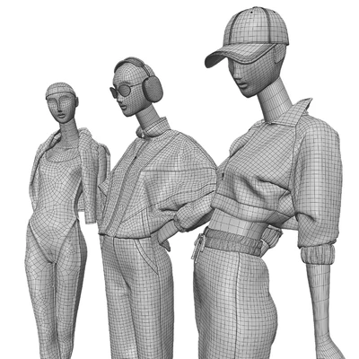 Sportswear on mannequins — Ver 7