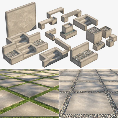 Garden elements set — Ver 1