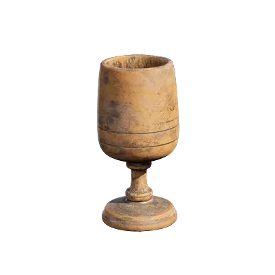 tableware chalice wood old 001 — Descargar