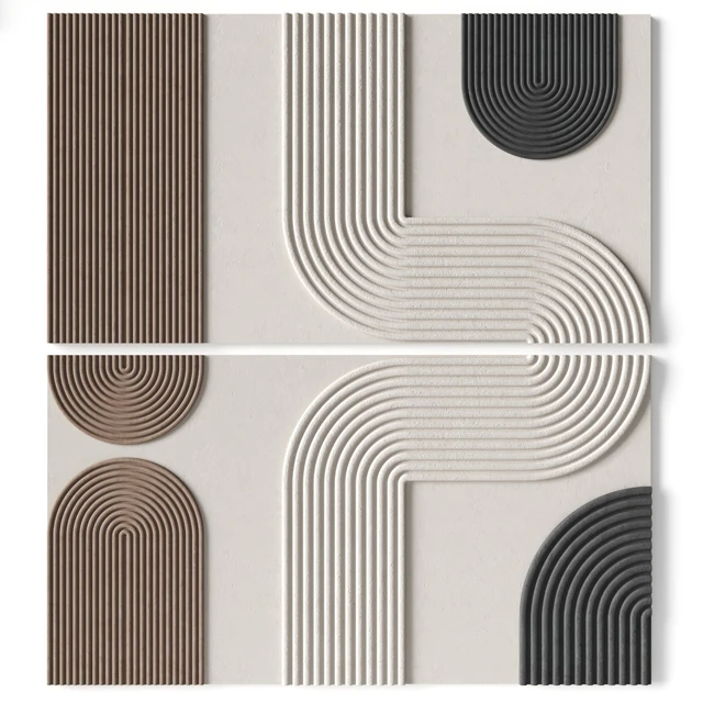 Relief artwork 39 - 3d art wall decor - Panel — Descargar