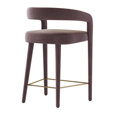 LISETTE WHITE COUNTER STOOL — Ver 6