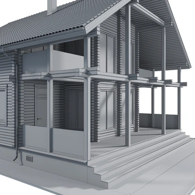 Log cottage 2 — Ver 6