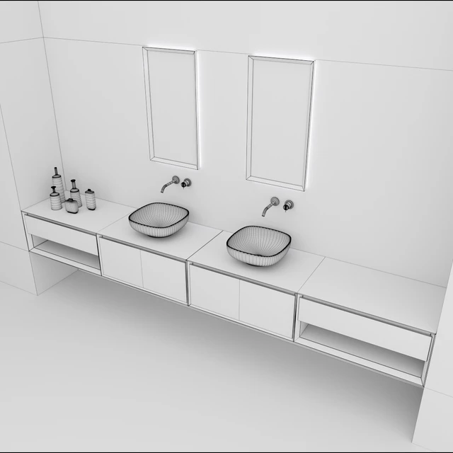 Bathroom furniture set Panta Rel 2 — Descargar