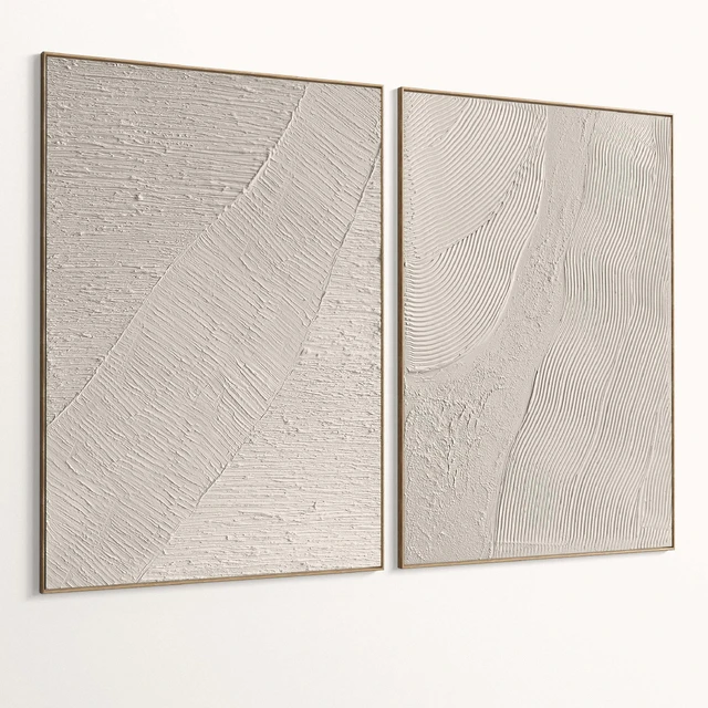 Plaster Two Photo Frame D-540 — Скачать