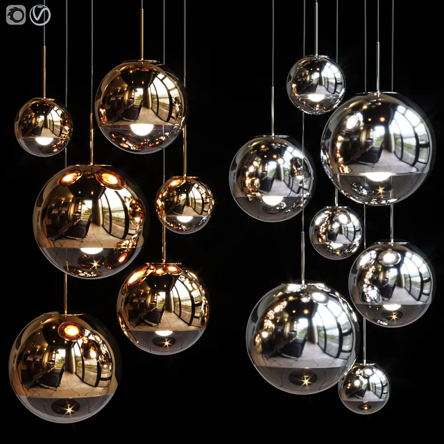 Pendant Light Group Tom Dixon MIRROR BALL FAMILY PENDANT — Descargar