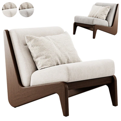 Wooden armchair Fletcher by Soho Home — Ver 1