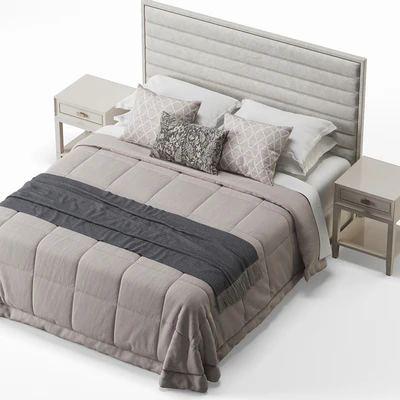 Upholstered Westbury Rectangular Bed — Вид 3
