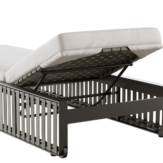 Outdoor garden wicker woven lounger Skyline design Horizon — Скачать