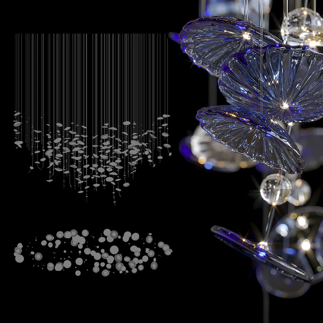 Chandelier Light Vargov - Fiber — Descargar