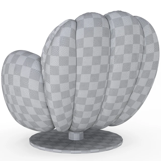 Armchair from the Natuzzi-Italia factory, Seashell series — Descargar
