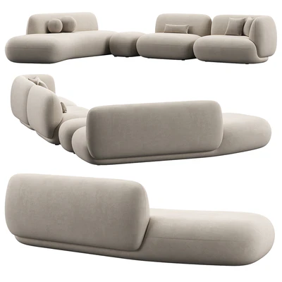 Jade Sofa 2 by Potocco — Ver 5