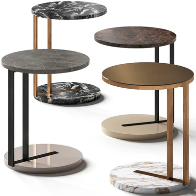Meridiani Ralf Coffee & Side Table Comp. 3 — Ver 1