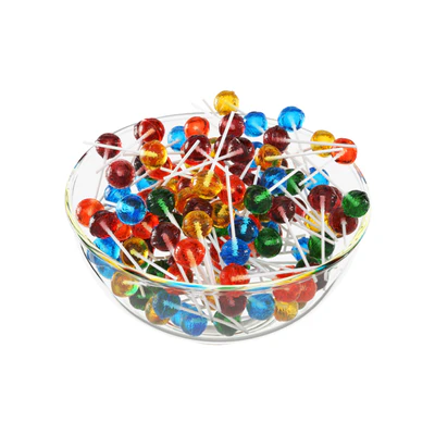 Glass bowl with lollipops — Ver 7