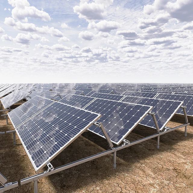 solar panel power plant — Descargar